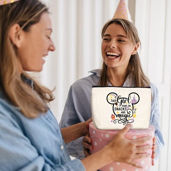 Cartoon Mouse Cute Mouse Themed Gifts Cosmetic Bag for Women Teen Girls Birthday - Picture 6 of 6